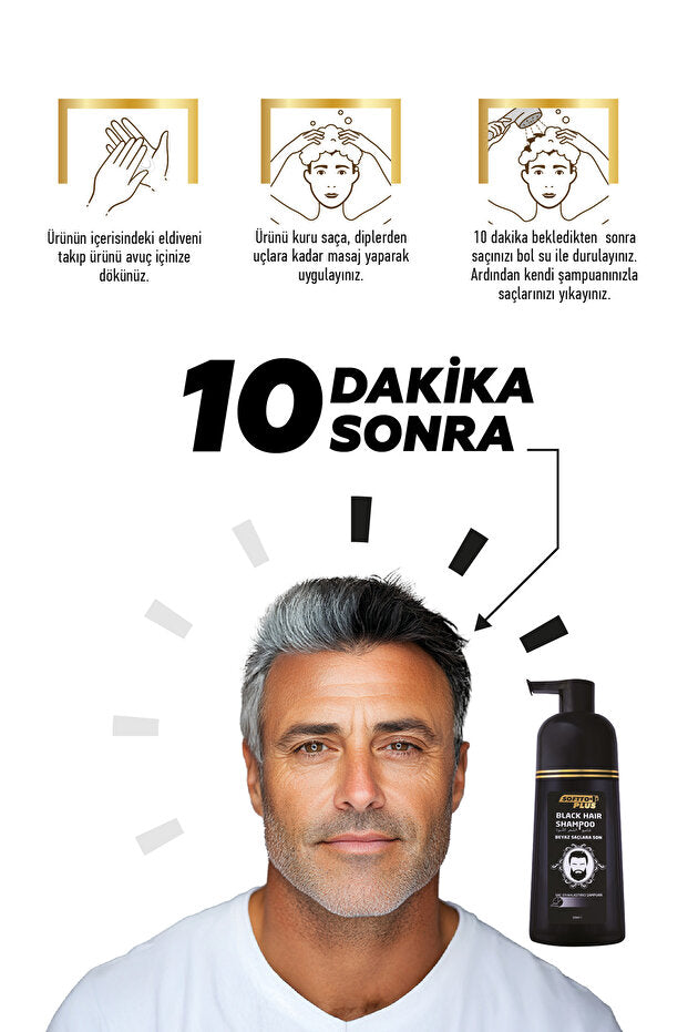 Saç Siyahlaştırıcı Şampuan 350 ml