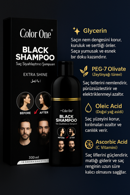 Saç Siyahlaştırıcı Şampuan 300 ML